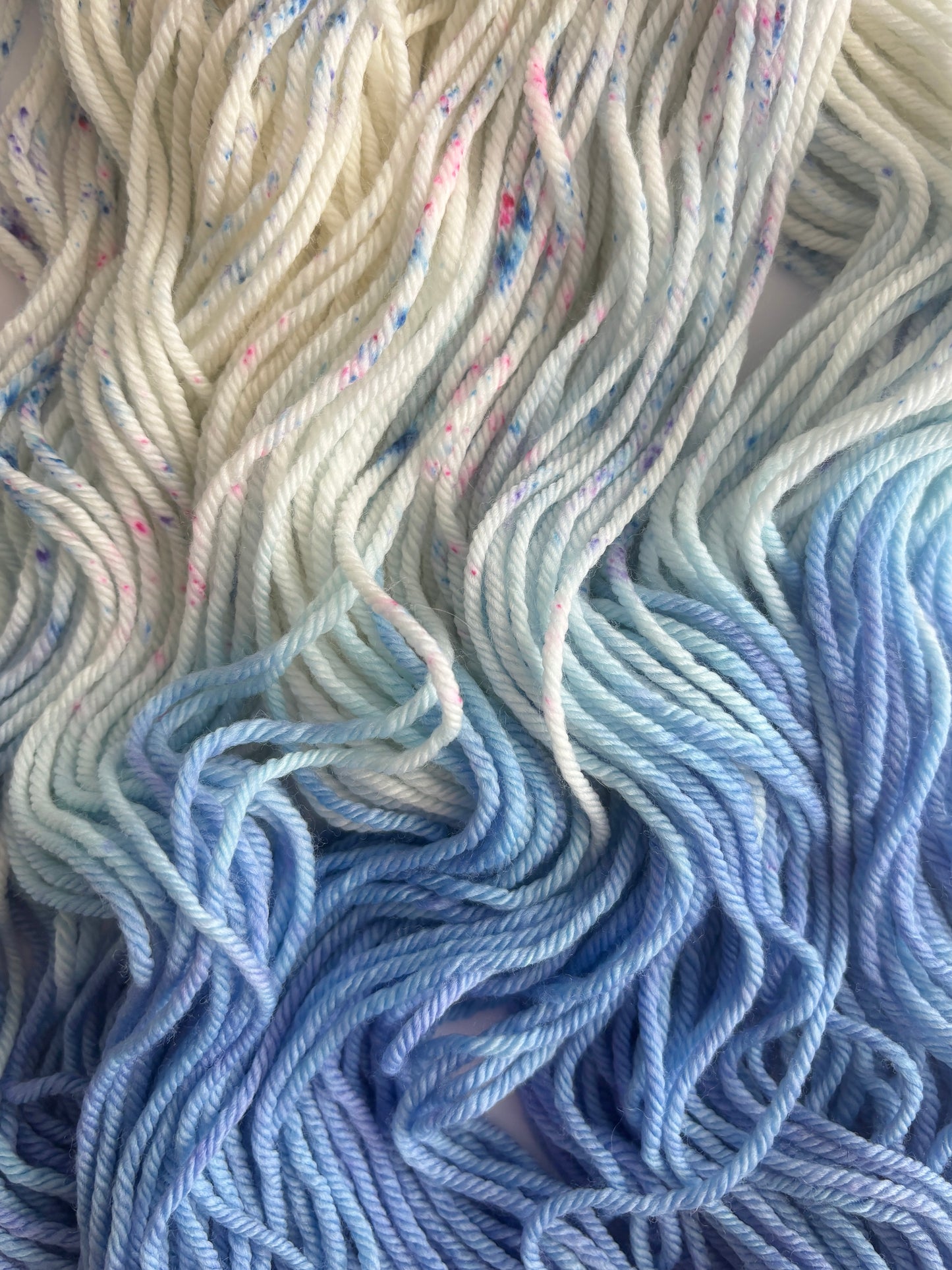 Perfectly Periwinkle - 4 ply and 8 ply 80% Merino, 20% Nylon Superwash