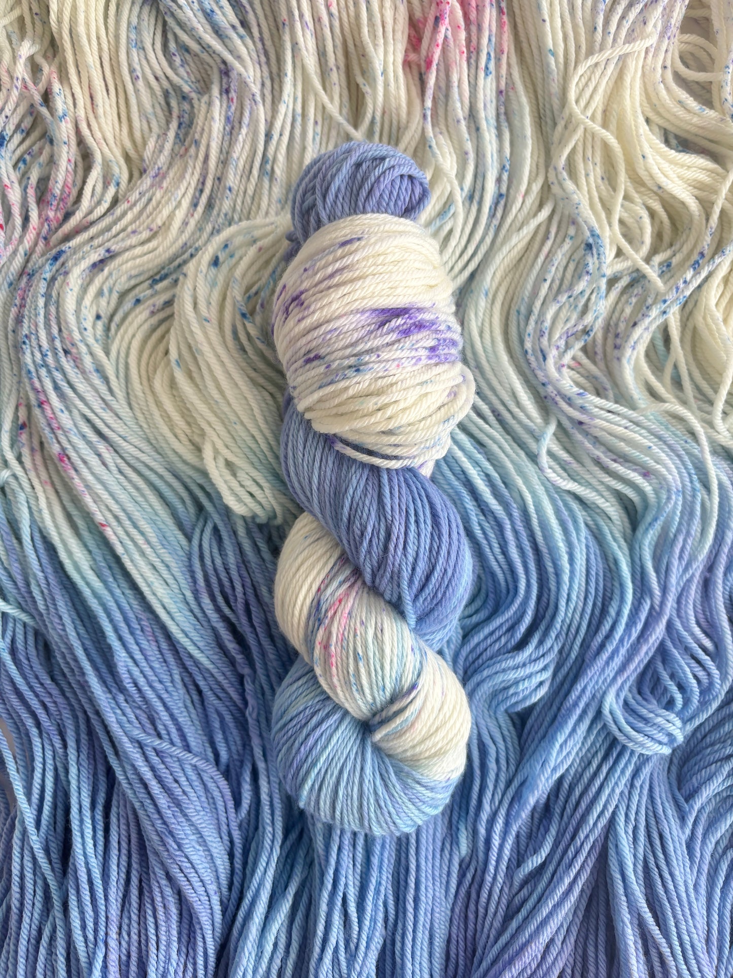 Perfectly Periwinkle - 4 ply and 8 ply 80% Merino, 20% Nylon Superwash