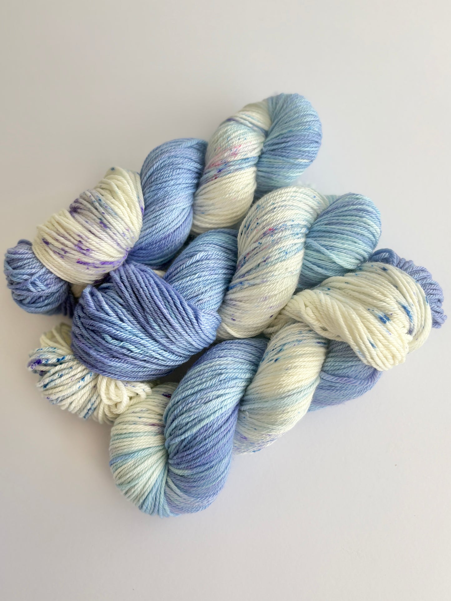 Perfectly Periwinkle - 4 ply and 8 ply 80% Merino, 20% Nylon Superwash