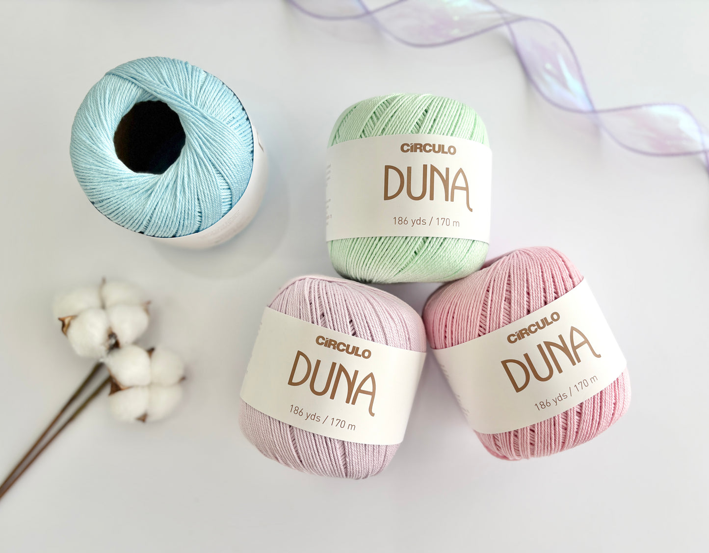 Duna - 100% mercerised Brazilian virgin cotton